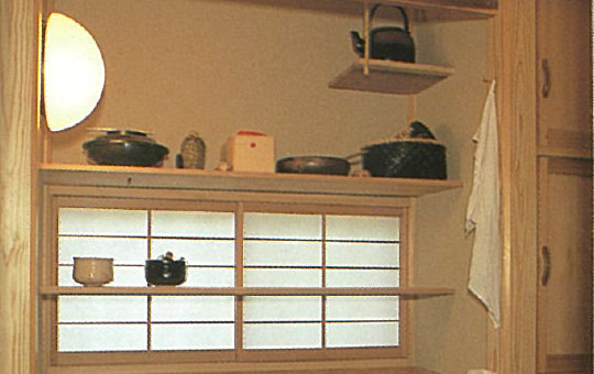 茶室と水屋